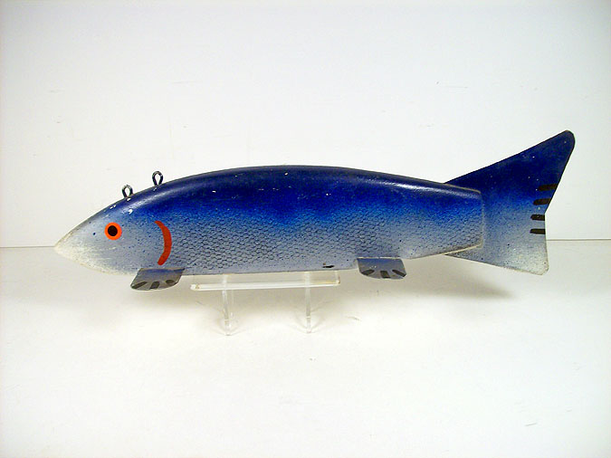 Sturgeon Coaxer Ice Spear Fishing decoy Duey Johnson Minnesota